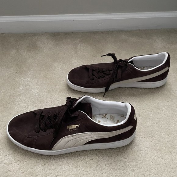 Puma Brown Suede Shoes - Sz12 - Picture 4 of 7